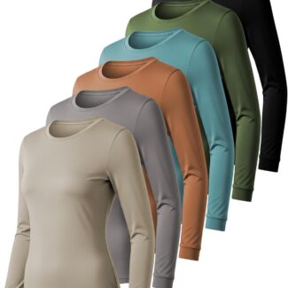 Sexy Basics Women's Cotton Stretch T Shirts | Casual & Active Basic Tops | Multi Packs & Colors