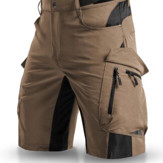 AUTIWITUA Men's Hiking Shorts Waterproof Tactical Cargo Short Pants Quick Dry Work Shorts with Multi Pockets(No Belt)